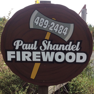 Image Of Firewood Business Sign